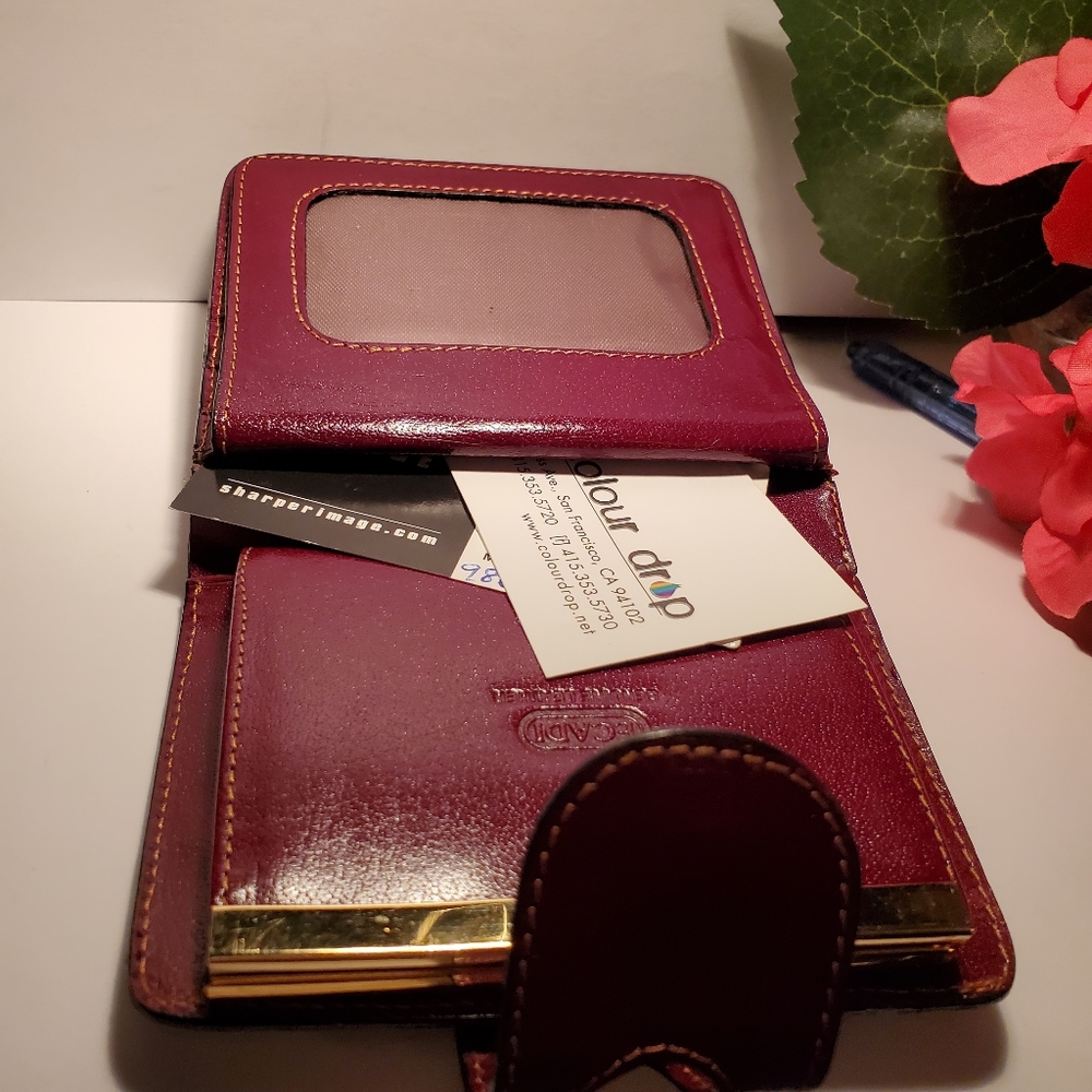 ECADI Genuine Leather Wallet New HOSTESS PICK 💖 - Picture 4 of 14